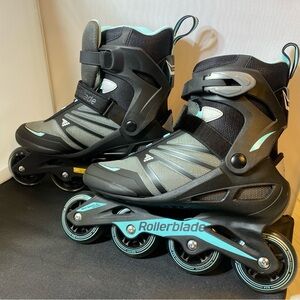 Rollerblade 07958700821 Zetrablade Inline Skates - Black Size 10 Women’s